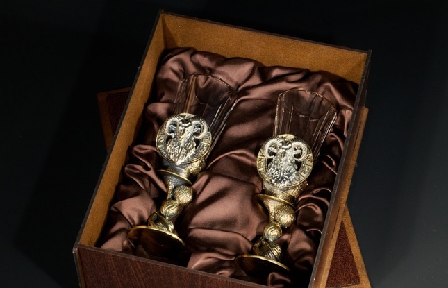 Набор лафитников для водки Знаки зодиака «Овен» 50мл - фото №5