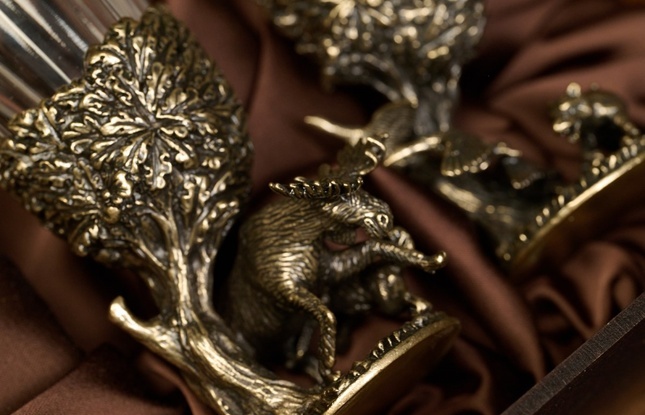 Набор рюмок-лафитников «Русский Лес»  50 мл - фото №13