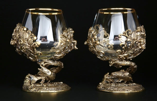 Бокал для коньяка «Рыбалка Элит» Щука 430 мл - фото №1