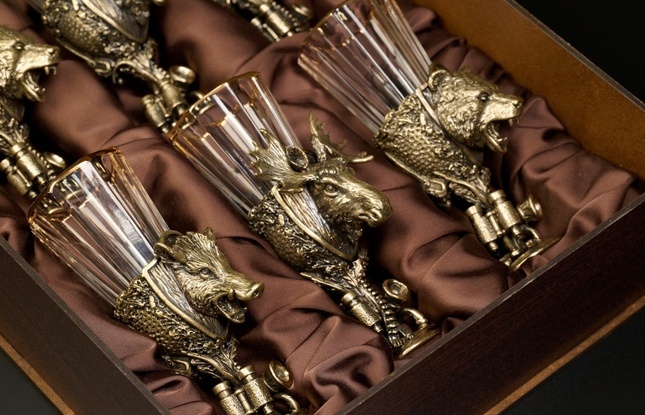 Набор рюмок-лафитников «Охотничьи трофеи»  50 мл - фото №11