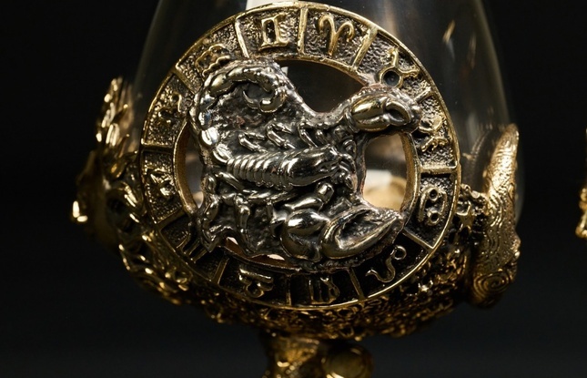 Бокал для коньяка Зодиак "Скорпион"  1 шт.  в подарочном футляре с художественным оформлением  430 мл - фото №5