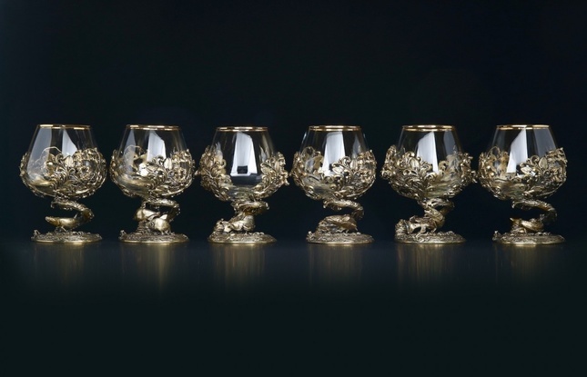 Бокал для коньяка «Рыбалка Элит» Лещи 430 мл - фото №6