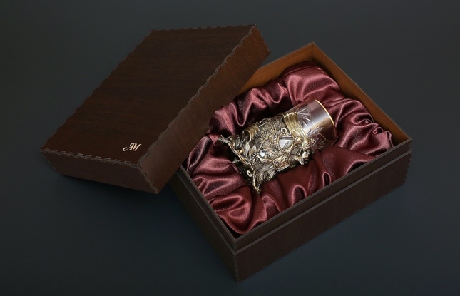 Подстаканник "Герб России"  250 мл - фото №7