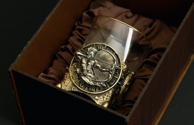 Стакан для виски Зодиак  "Стрелец" - фото №3