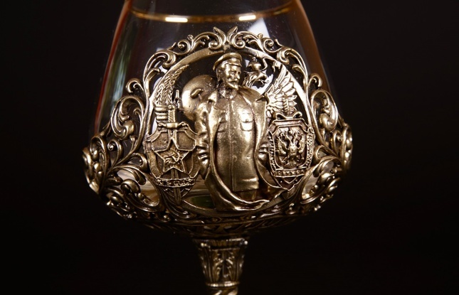 Бокал для коньяка "ФСБ Дзержинский" 430 мл - фото №5