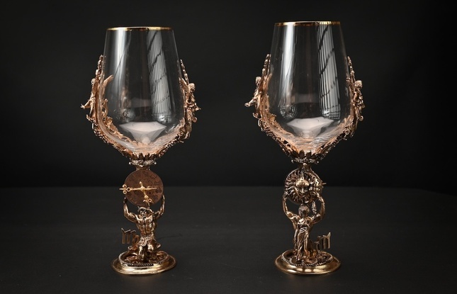 Бокал для вина "Гороскоп Дева"  1 шт.  в подарочном футляре с художественным оформлением  430 мл - фото №3