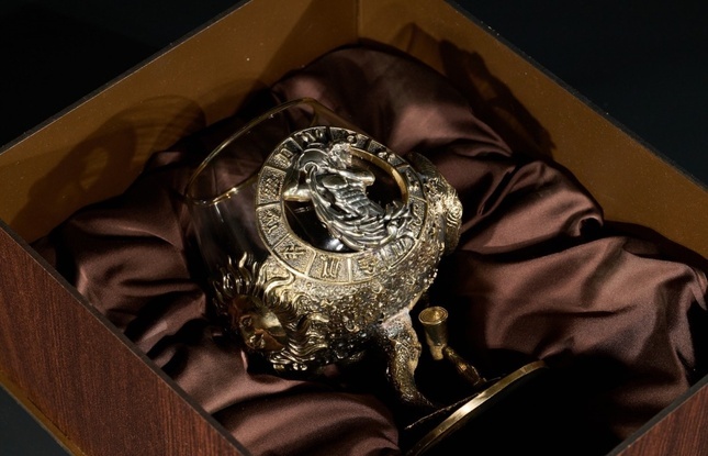 Бокал для коньяка Зодиак «Водолей» 430 мл - фото №3