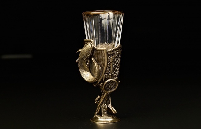 Набор рюмок-лафитников «Рыбалка Трофеи» 50 мл - фото №3