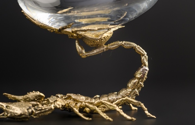 Бокал для коньяка «Скорпион» в подарочном футляре - фото №4