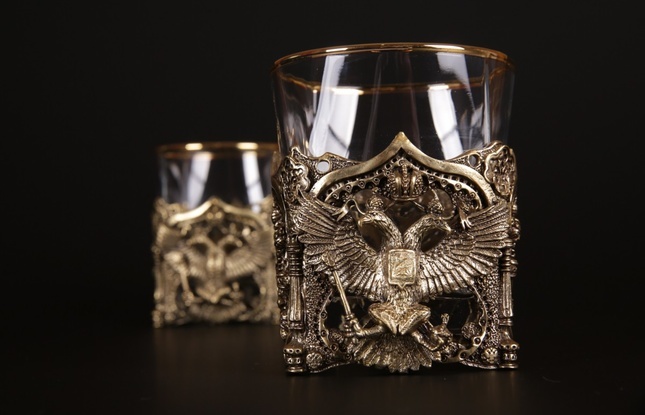 Набор стаканов  для виски "Герб" 310 мл - фото №2
