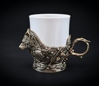 Набор чашек  для кофе "Трофейный" 2 шт. в подарочном футляре с художественным оформлением 200 мл - фото №6