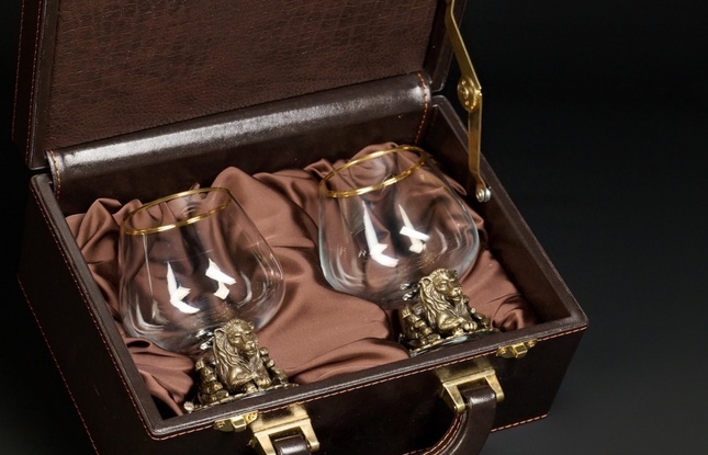 Бокал для коньяка «Лев VIP» эконом  430 мл - фото №6