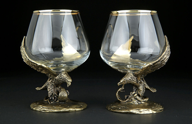 Бокалы для коньяка «Орел и Змей » 430 мл - фото №3