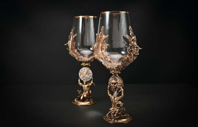 Бокал для вина "Гороскоп Овен"  1 шт.  в подарочном футляре с художественным оформлением  430 мл - фото №6