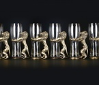 Набор пивных бокалов «Львы» 6 шт.  в подарочном футляре с художественным оформлением