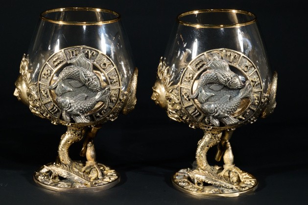 Бокал для коньяка Зодиак «Рыбы» 430 мл