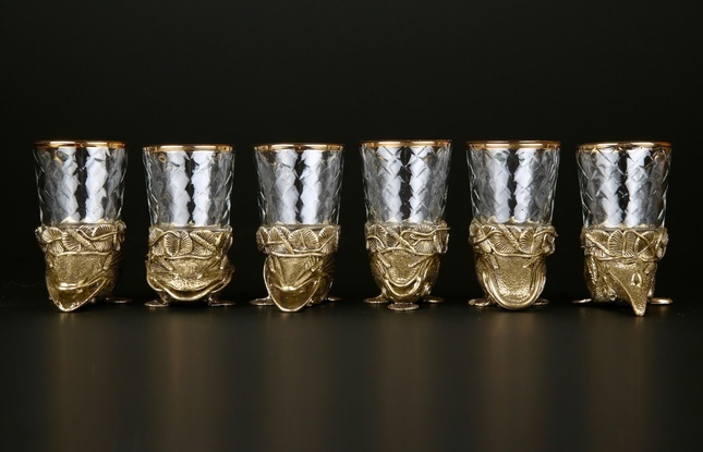 Набор чарок "Рыбы" 50 мл - фото №2