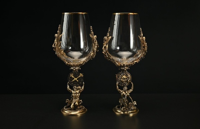 Бокал для вина «Зодиак Водолей» 450 мл - фото №1