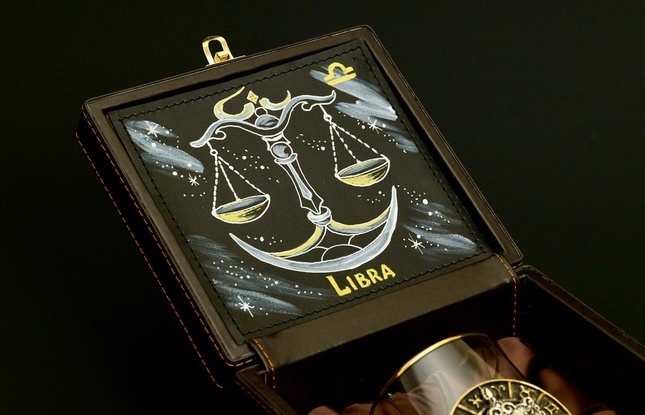 Стакан для виски Зодиак "Весы"  1 шт.  в подарочном кейсе с художественным оформлением 310 мл - фото №3