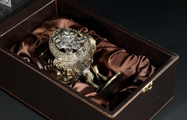 Бокал для коньяка Зодиак "Близнецы"  1 шт.  в подарочном футляре с художественным оформлением  430 мл - фото №2