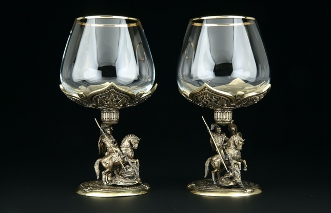 Бокал для коньяка «Георгий Победоносец» 430 мл - фото №3