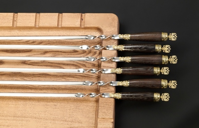 Шампуры ручной работы  «Державные» - фото №5