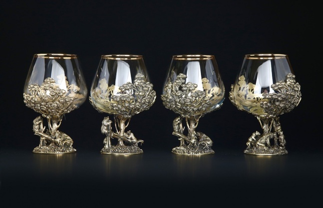 Бокал для коньяка «Три медведя» 430 мл - фото №4