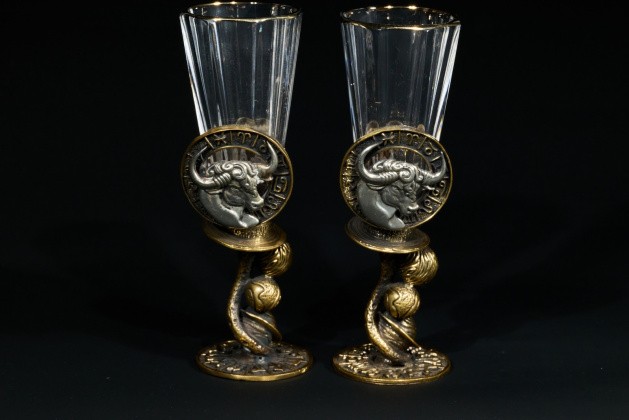 Набор лафитников для водки Знаки зодиака «Телец» 50 мл