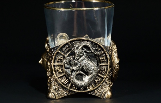 Стакан для виски Зодиак  "Козерог"  1 шт.  в подарочном кейсе с художественным оформлением 310 мл - фото №6