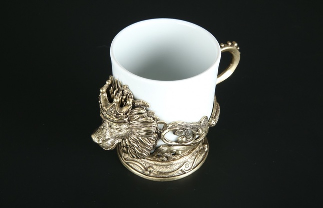 Чашка для кофе "Лев Vip" 200 мл - фото №3