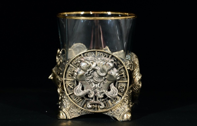 Стакан для виски Зодиак  "Близнецы"  - фото №5