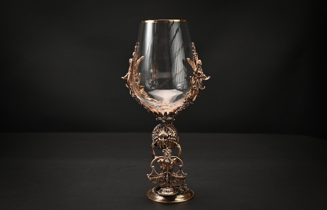 Бокал для вина "Гороскоп Весы"  2 шт.  в подарочном футляре с художественным оформлением  430 мл - фото №6