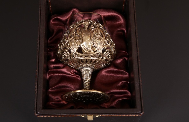 Бокал для коньяка "ФСБ Дзержинский" 430 мл - фото №7