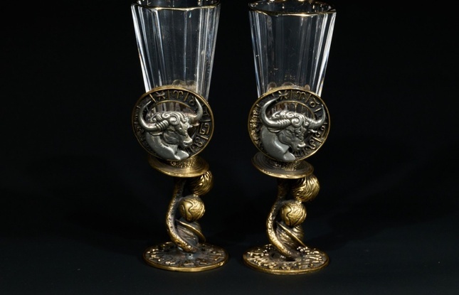 Набор лафитников для водки Знаки зодиака «Телец» 50 мл