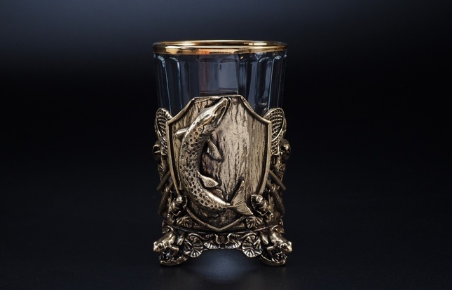 Набор рюмок «Трофейная Рыбалка» 50 мл - фото №3