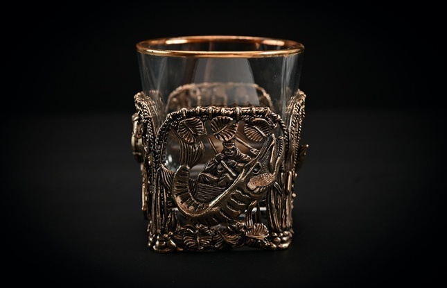 Подарочный набор стаканов для виски   Рыбалка   6 шт. 310 мл в подарочном кейсе  с художественным оформлением - фото №4