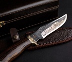 Подарочный нож «Клык» сталь 65Х13 в футляре - фото №2