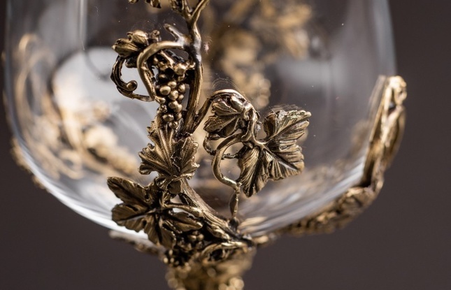 Бокал для вина «Виноград» 450 мл - фото №3