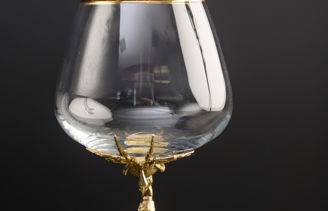 Бокал для коньяка «Скорпион» в подарочном футляре - фото №3