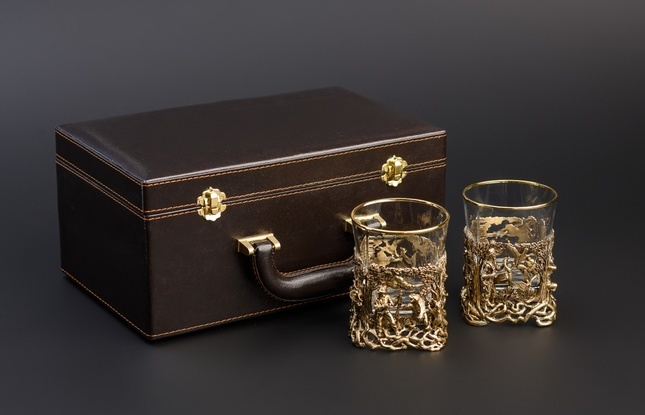 Подарочный набор стаканов для виски «Охота» 310 мл - фото №2