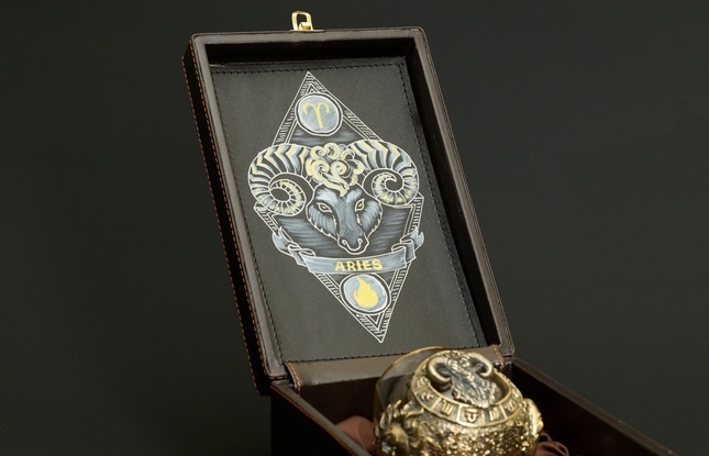 Бокал для коньяка Зодиак "Овен"  1 шт.  в подарочном футляре с художественным оформлением  430 мл - фото №2