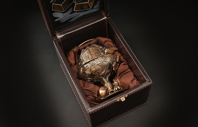 Бокал для коньяка "Успешному человеку"  1 шт.  в подарочном футляре с художественным оформлением  430 мл - фото №3