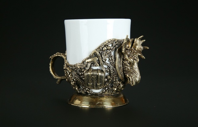 Чашка для кофе "Трофейный Лось" 200 мл - фото №1