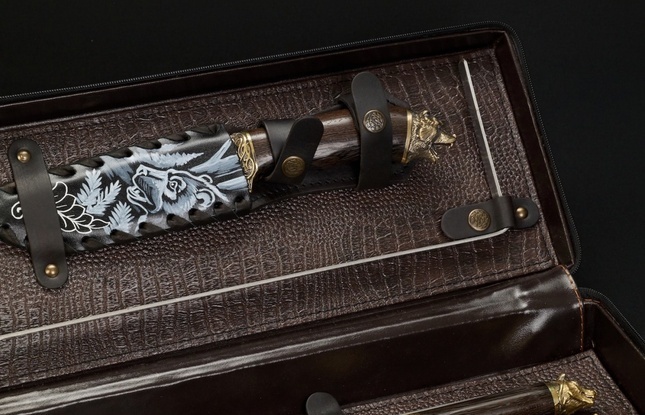 Набор шампуров в футляре «Скиф 7» Звери лесные - фото №6